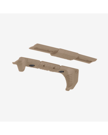 Hand stop Magpul MLOK FDE avec index panel et rail cover pour controle arme