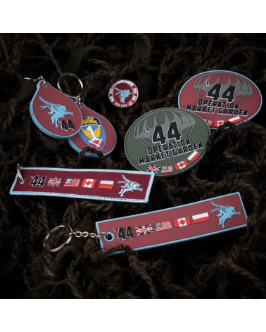 Patch 3D PVC Market Garden 44 marron 101 Inc avec fixation velcro tactique