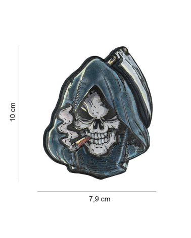 Patch 3D UV crane faucheur 101 Inc avec fixation velcro tactique resistant