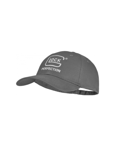Casquette Glock grise Glock Perfection avec logo brode pour tir sportif et usage tactique
