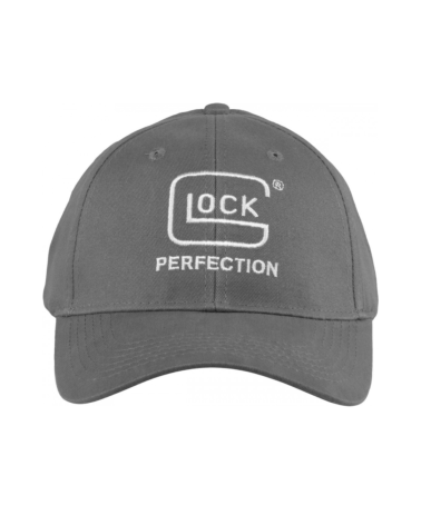 Casquette Glock grise Glock Perfection avec logo brode pour tir sportif et usage tactique