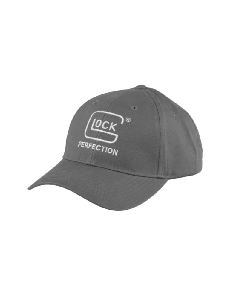 Casquette Glock grise Glock Perfection avec logo brode pour tir sportif et usage tactique