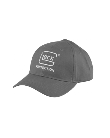 Casquette Glock grise Glock Perfection avec logo brode pour tir sportif et usage tactique