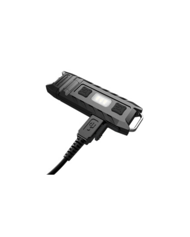 Lampe cravate Nitecore THUMB 85 lumens rechargeable LED compacte avec clip et modes rouge blanc