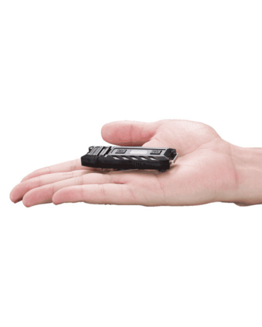 Lampe cravate Nitecore THUMB 85 lumens rechargeable LED compacte avec clip et modes rouge blanc