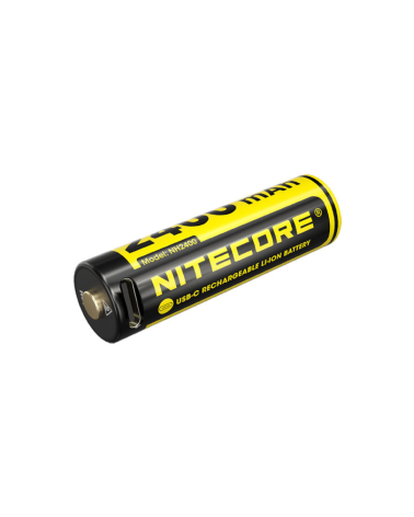 Pack batteries AA Nitecore NH2400 2400mAh USB C rechargeables x4 avec etui et cable