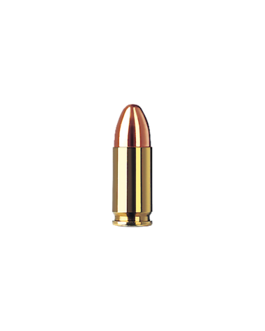 Boite de 50 cartouches GECO 9x19 FMJ 124 grains pour tir sportif et entrainement pistolet