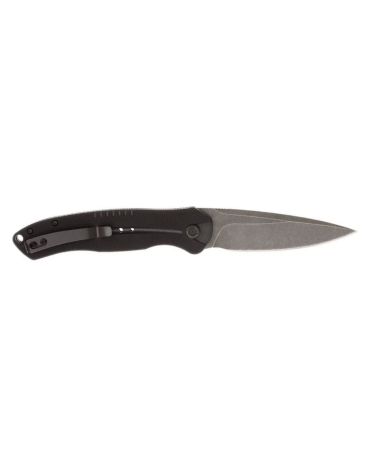 Couteau tactique Cobratec Diablo Black avec lame Drop Point en acier D2 et manche G10 noir