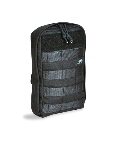 Poche tactique noire Tasmanian Tiger TT Tac Pouch 7 avec systeme MOLLE et rangement pour radio et accessoires