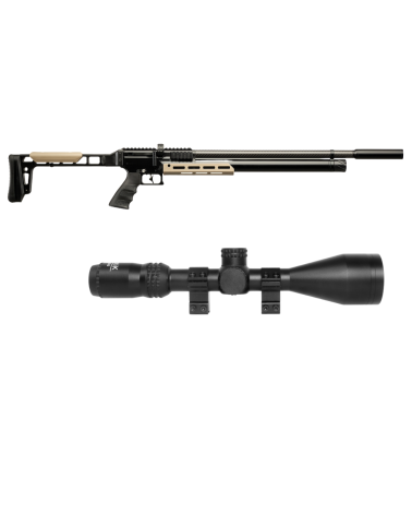 Pack carabine a air Snowpeak Mercury AP1000 5.5 mm avec lunette Veoptik 3 9x50