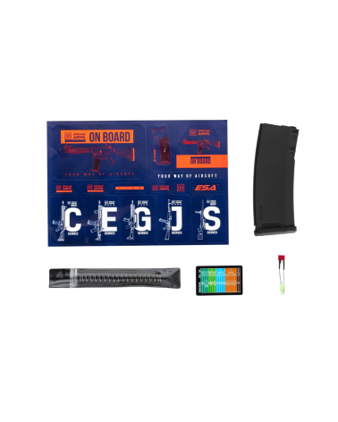Réplique airsoft Specna Arms SA FH06 FLEX HAL Gen 2 noire avec gearbox renforcée et système électronique programmable HAL