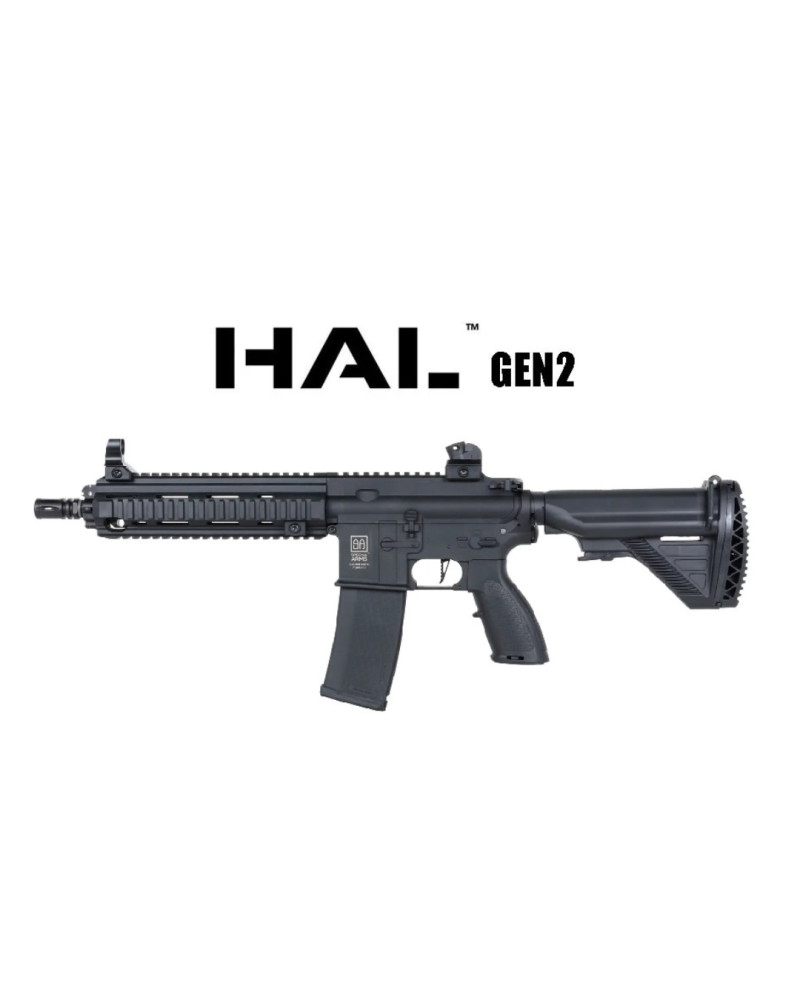 Réplique airsoft Specna Arms SA FH06 FLEX HAL Gen 2 noire avec gearbox renforcée et système électronique programmable HAL