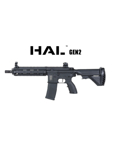 Réplique airsoft Specna Arms SA FH06 FLEX HAL Gen 2 noire avec gearbox renforcée et système électronique programmable HAL