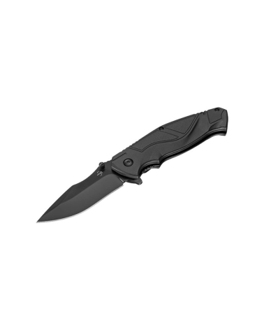 Couteau Böker Plus Advance All Black Pro avec lame noire et manche tactique pour usage EDC et outdoor