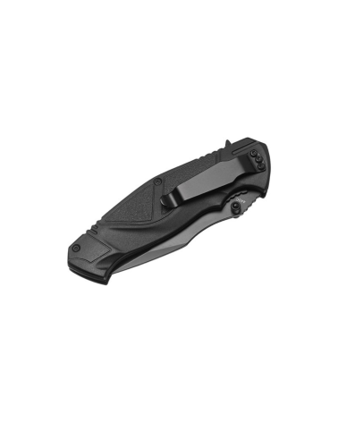 Couteau Böker Plus Advance All Black Pro avec lame noire et manche tactique pour usage EDC et outdoor