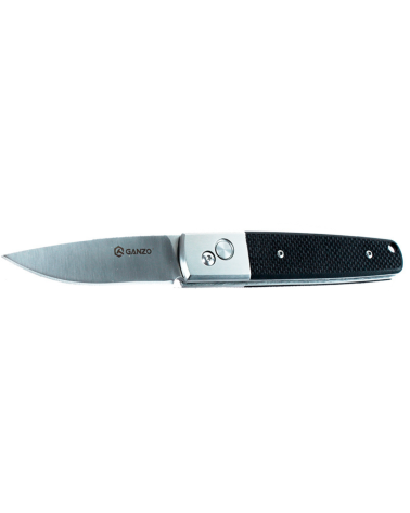 Couteau Ganzo G7211BK pliant EDC noir lame acier usage outdoor et quotidien