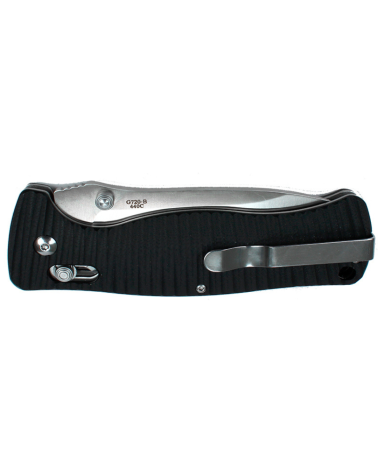 Couteau Ganzo Firebird F720 BK pliant EDC noir lame acier robuste usage outdoor et quotidien