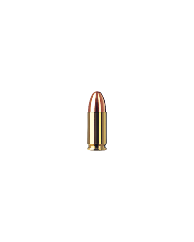 Boite de cartouches GECO 9x19 FMJ 124 grains calibre 9mm Luger pour tir sportif et entrainement en conditionnement 500 unités