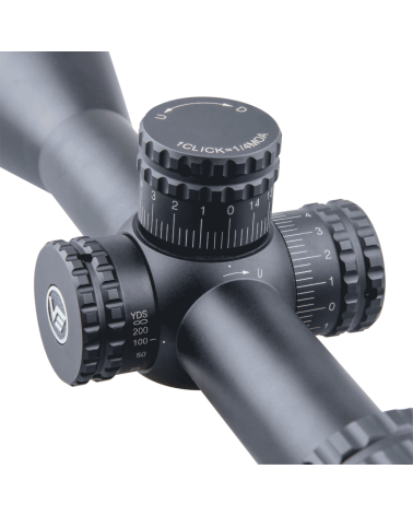 Lunette Vector Optics Hugo 3-12x44 SFP tube 25 4 mm reticule VOW 10BDC pour tir sportif et chasse petit gibier
