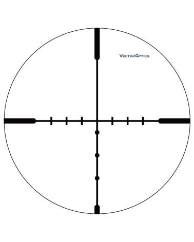 Lunette Vector Optics Hugo 3-12x44 SFP tube 25 4 mm reticule VOW 10BDC pour tir sportif et chasse petit gibier