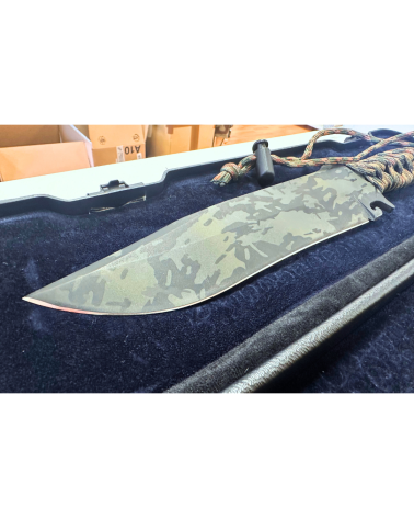 Coffret Wildsteer Bowie et Karlican Cerakote multicam pièce unique avec manches paracorde