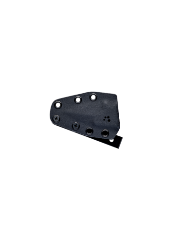 Couteau Wildsteer Krill coyote lame brossée évidée avec étui Kydex