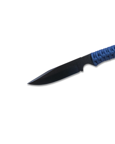 Wild Tech 4 Paracorde noire lame epoxy, couteau intégral compact et robuste