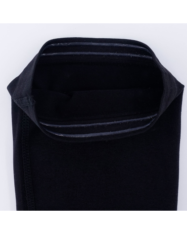 Paire de manchettes couvre tatouages noires Patrol Equipement respirantes avec bandes silicone anti derapantes