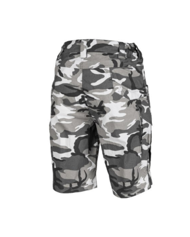 Bermuda US Ripstop delave Urban Mil Tec en coton avec poches cargo et coupe tactique pour outdoor airsoft et usage quotidien