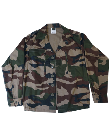 Veste F2 camouflage Centre Europe Opex style armee francaise avec tissu polycoton resistant et renforts tactiques