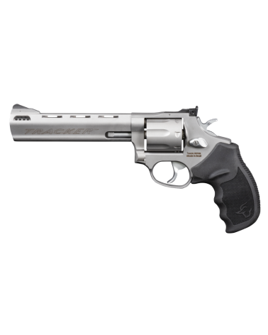 Revolver Taurus 627 Tracker New Gen calibre 357 Magnum inox avec canon compense 6 pouces pour tir sportif et stand de tir