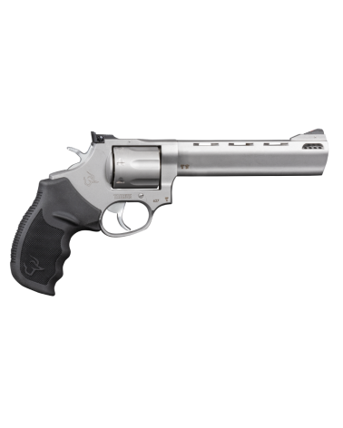 Revolver Taurus 627 Tracker New Gen calibre 357 Magnum inox avec canon compense 6 pouces pour tir sportif et stand de tir