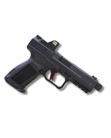Pistolet Canik METE SF Combat 9x19 avec point rouge MECANIK MO1 pour tir sportif et tactique optic ready