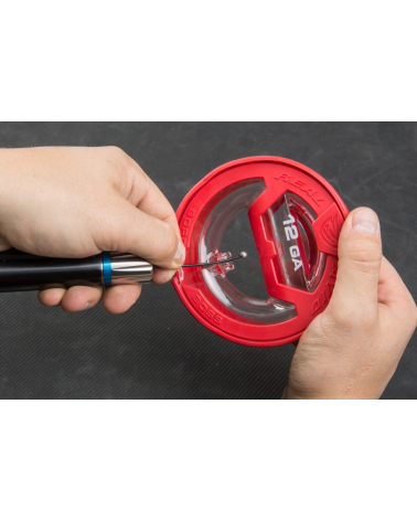 Câble de nettoyage Bore Boss Real Avid calibre 12 avec écouvillon bronze intégré