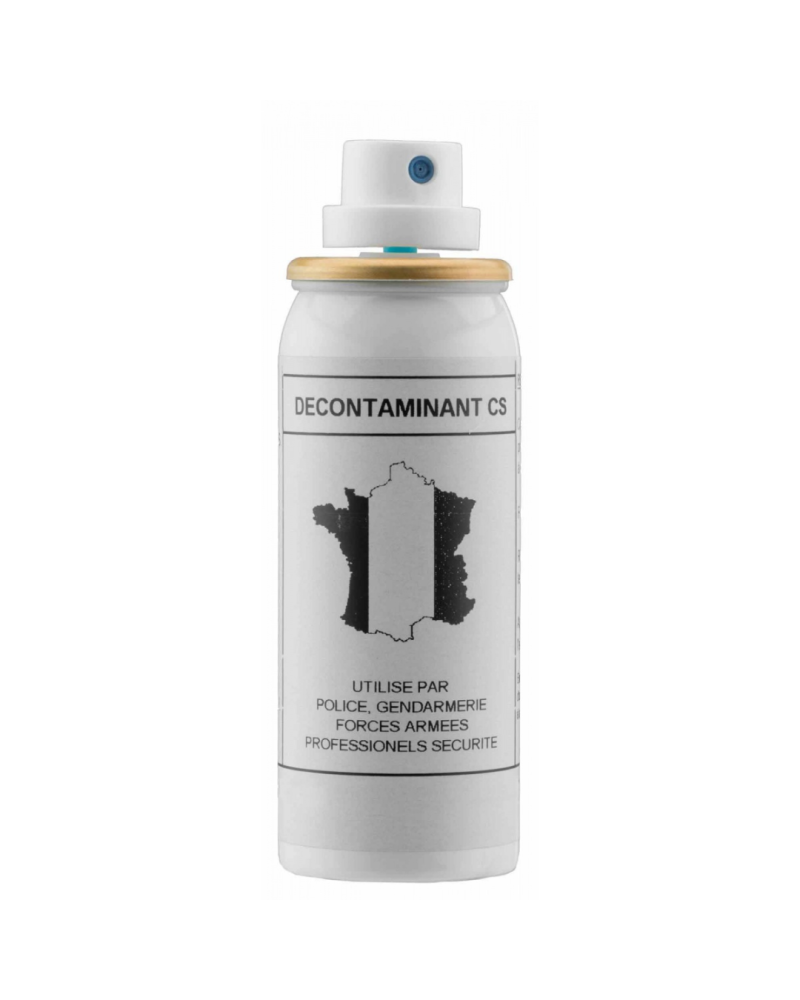Spray décontaminant UX 50 ml Umarex conçu pour neutraliser rapidement les effets d’une exposition au gaz