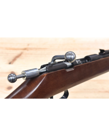 Carabine monocoup Manu Arm 1978 calibre 22 LR en bon état avec canon de 60 cm et certificat d'origine du Banc d'Épreuve.