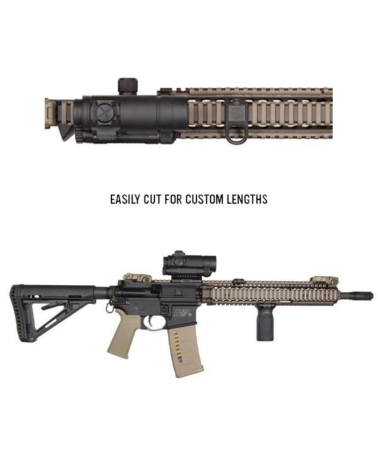 Couvre rail souple Picatinny FDE Magpul en Santoprène pour protection des rails Mil Std 1913