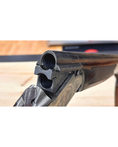 Fusil superposé Verney Carron calibre 12/70 équipé de canons de 76 cm, conçu pour la chasse du petit gibier