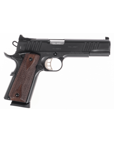 Pistolet Tanfoglio FT 1911 calibre 9x19 avec canon Match de 127 mm, carcasse acier et détente simple