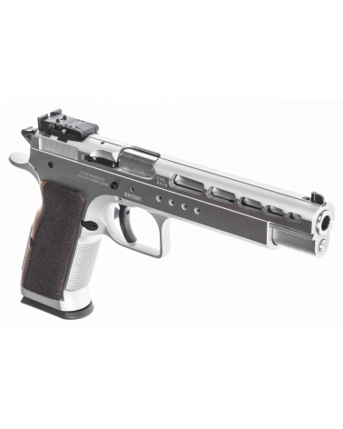 Pistolet Tanfoglio Gold Match K Bullseye Version calibre 9x19 avec canon Match polygonal Lothar Walther de 152,5 mm