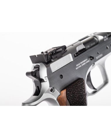 Pistolet Tanfoglio Gold Match K Bullseye Version calibre 9x19 avec canon Match polygonal Lothar Walther de 152,5 mm