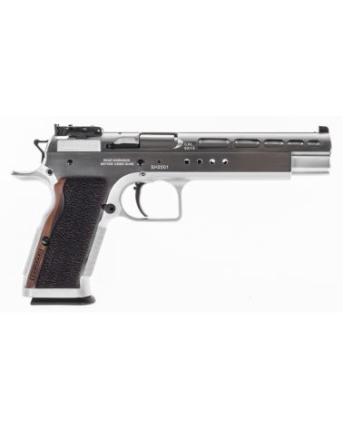Pistolet Tanfoglio Gold Match K Bullseye Version calibre 9x19 avec canon Match polygonal Lothar Walther de 152,5 mm