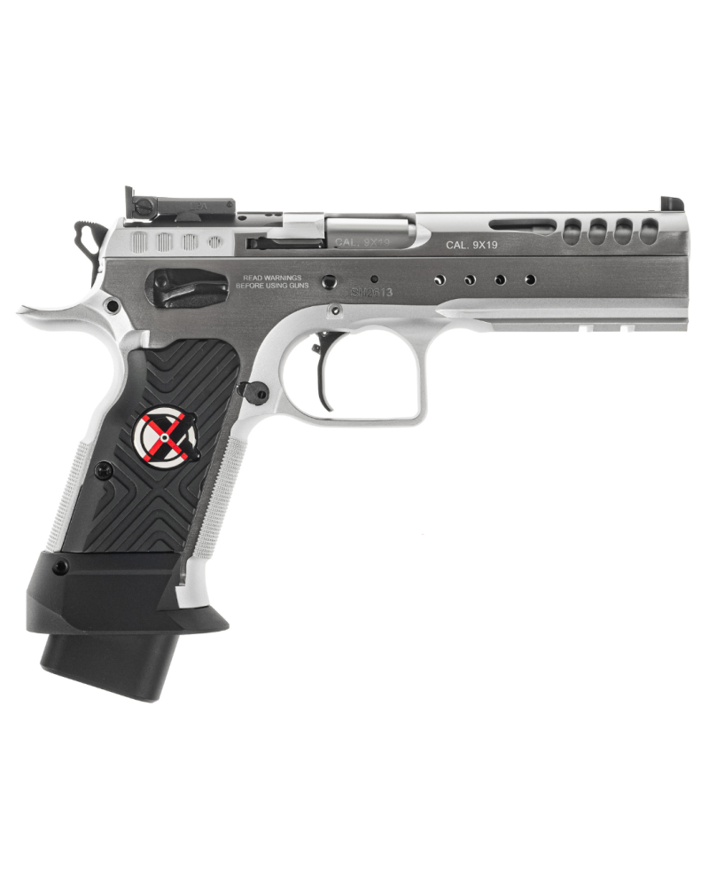 Pistolet Tanfoglio Limited Master Xtreme Optic 9x19 K Chrome 2026 avec canon Match Lothar Walther