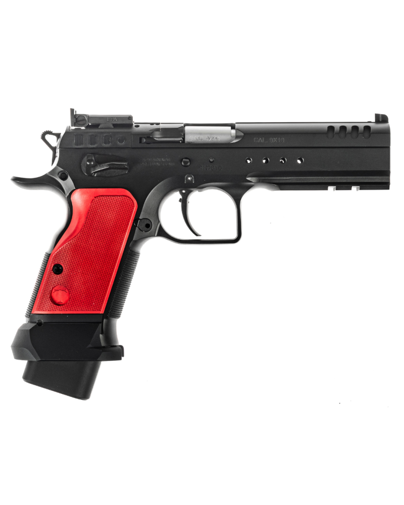 Pistolet Tanfoglio Limited Optic 9x19 K Noir 2026 avec canon Match polygonal Lothar Walther, détente Match 1,4 kg