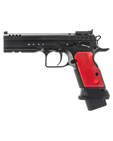 Pistolet Tanfoglio Limited Optic 9x19 K Noir 2026 avec canon Match polygonal Lothar Walther, détente Match 1,4 kg
