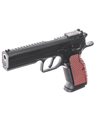 Pistolet Tanfoglio Stock III Special Optic 9x19 Noir 2026 avec culasse Optic Ready, canon Match Polygonal Lothar Walther