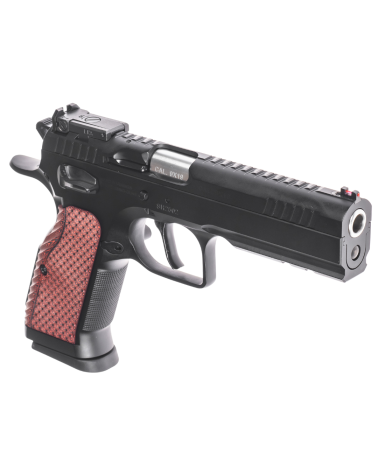 Pistolet Tanfoglio Stock III Special Optic 9x19 Noir 2026 avec culasse Optic Ready, canon Match Polygonal Lothar Walther