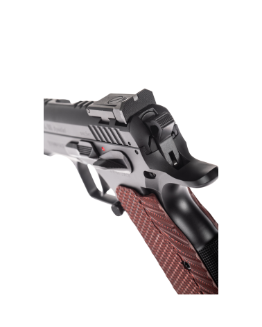 Pistolet Tanfoglio Stock III Special Optic 9x19 Noir 2026 avec culasse Optic Ready, canon Match Polygonal Lothar Walther
