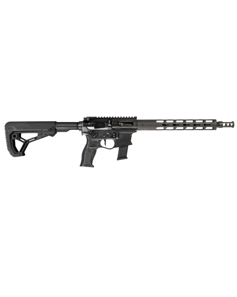Carabine Tanfoglio TSR 919 12 Sport 9x19 avec canon Tactical Bull Barrel compensé de 318 mm, détente Sport Match de 2,4 kg