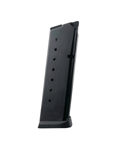 Chargeur Tanfoglio 1911 8 coups .45 ACP pour pistolets Large Frame avec corps en acier carbone